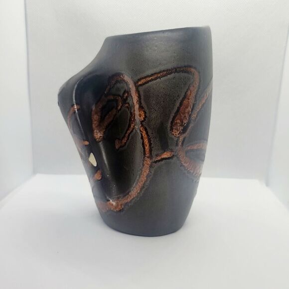 Vintage Mid Century Modern Laurentian Pottery Canada 12 OZ. Mug/Cup Textured - Picture 3 of 10